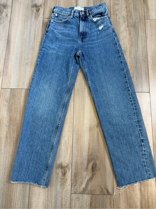Everlane Denim - Everlane Women's Blue Cropped Straight Jeans
